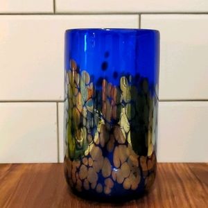 Hand-blown water glass